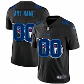Nike Tennessee Titans Customized Men's Team Logo Dual Overlap Limited Jersey Black